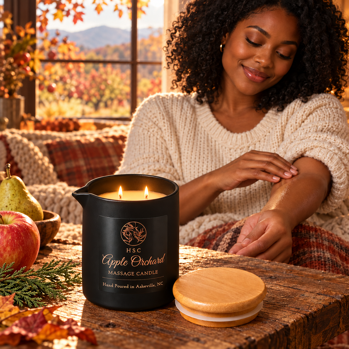 Apple Orchard Massage Candle - Apple • Vanilla • Cedar