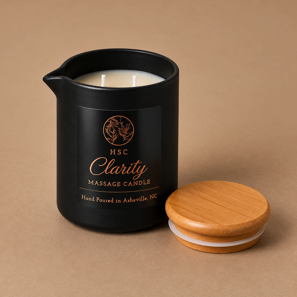 Clarity Massage Candle - Cool Mint • Sparkling Citrus • Soft Woods