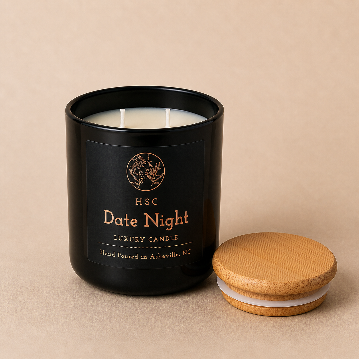 Date Night Luxury Candle – Romantic Musk & Florals