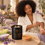 Divine Alignment Massage Candle - Sea Salt • French Lavender • Egyptian Amber