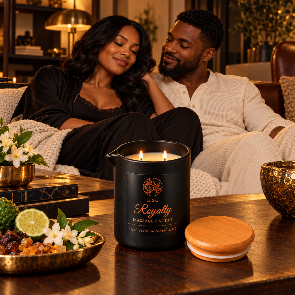 Royalty Massage Candle - Frankincense • Myrrh • Oud