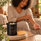 Emotionally Well Massage Candle – Santal • Coconut • Patchouli