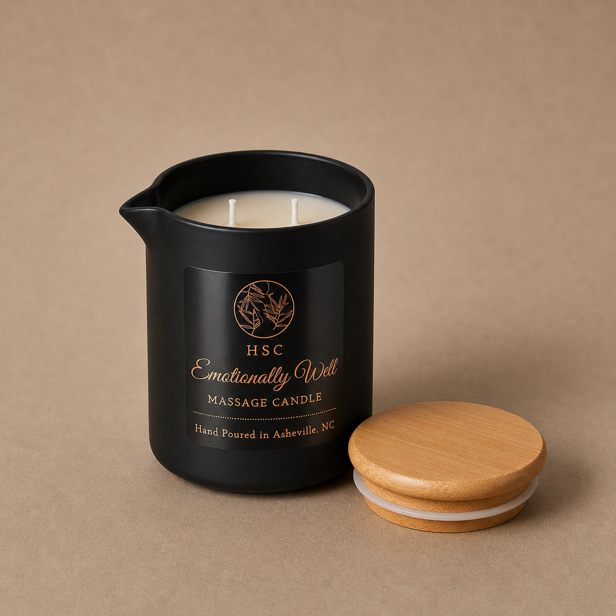 Emotionally Well Massage Candle – Coconut, Santal & Patchouli