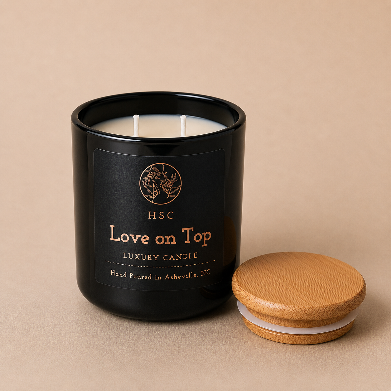 Love On Top Luxury Candle – Moisturizing Candle with Sweet Vanilla & Florals