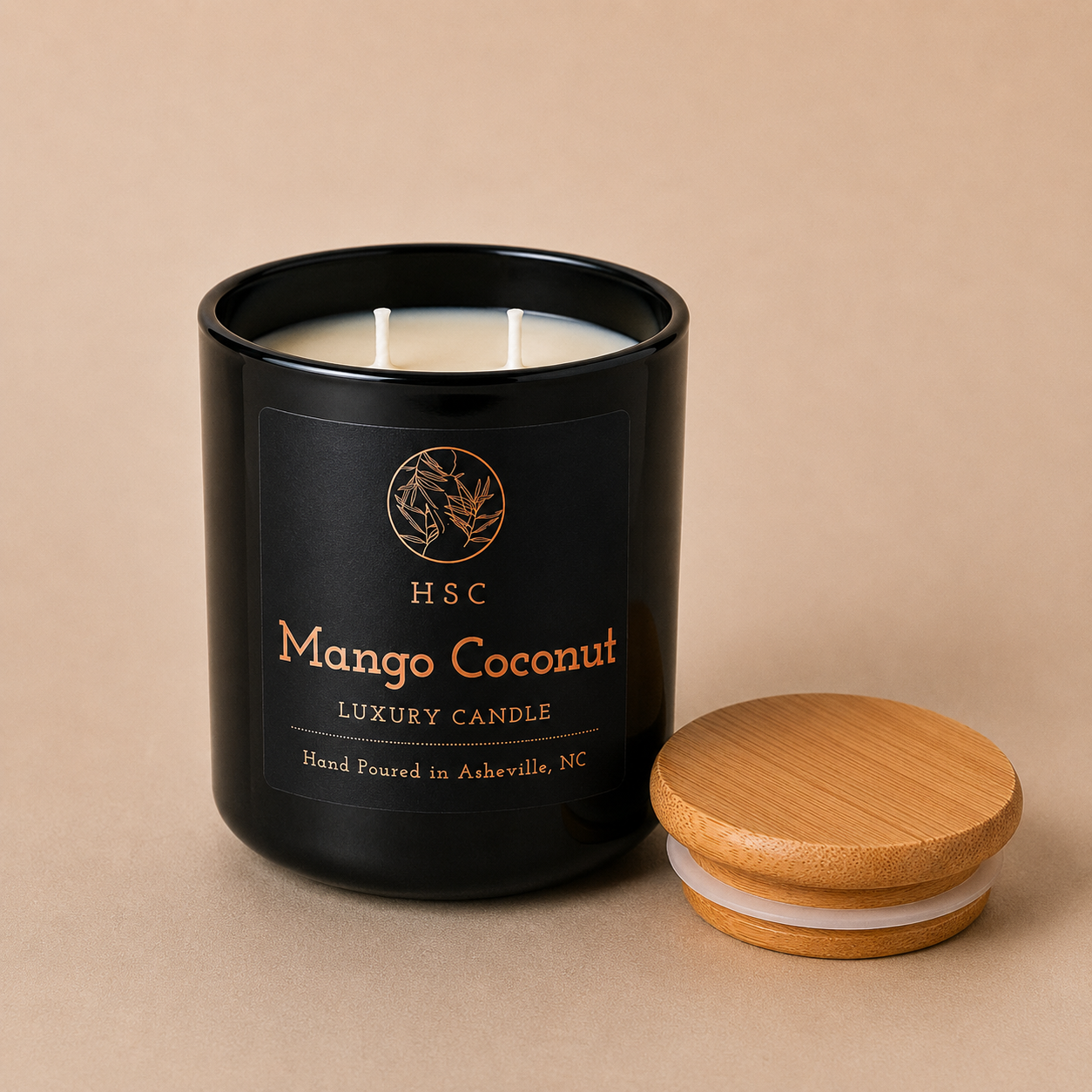 Mango Coconut Luxury Candle – Tropical Glow Edition