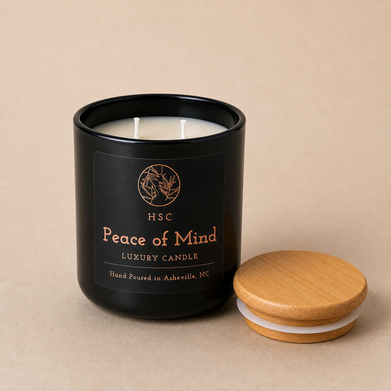 Peace of Mind Luxury Candle – Lavender & Chamomile Calm