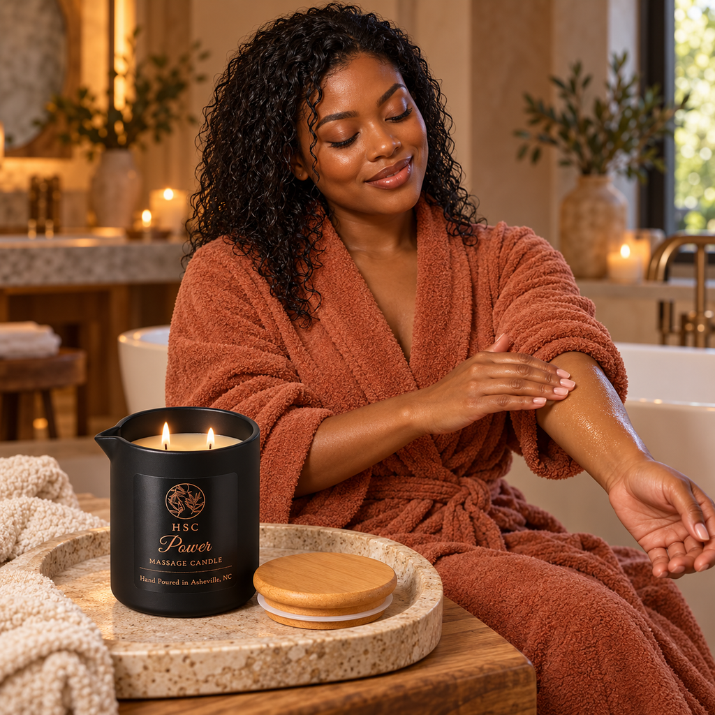Power Massage Candle – Spices, Herbs & Woods