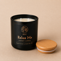 Relax Me Luxury Candle – Sandalwood & Amber Calm