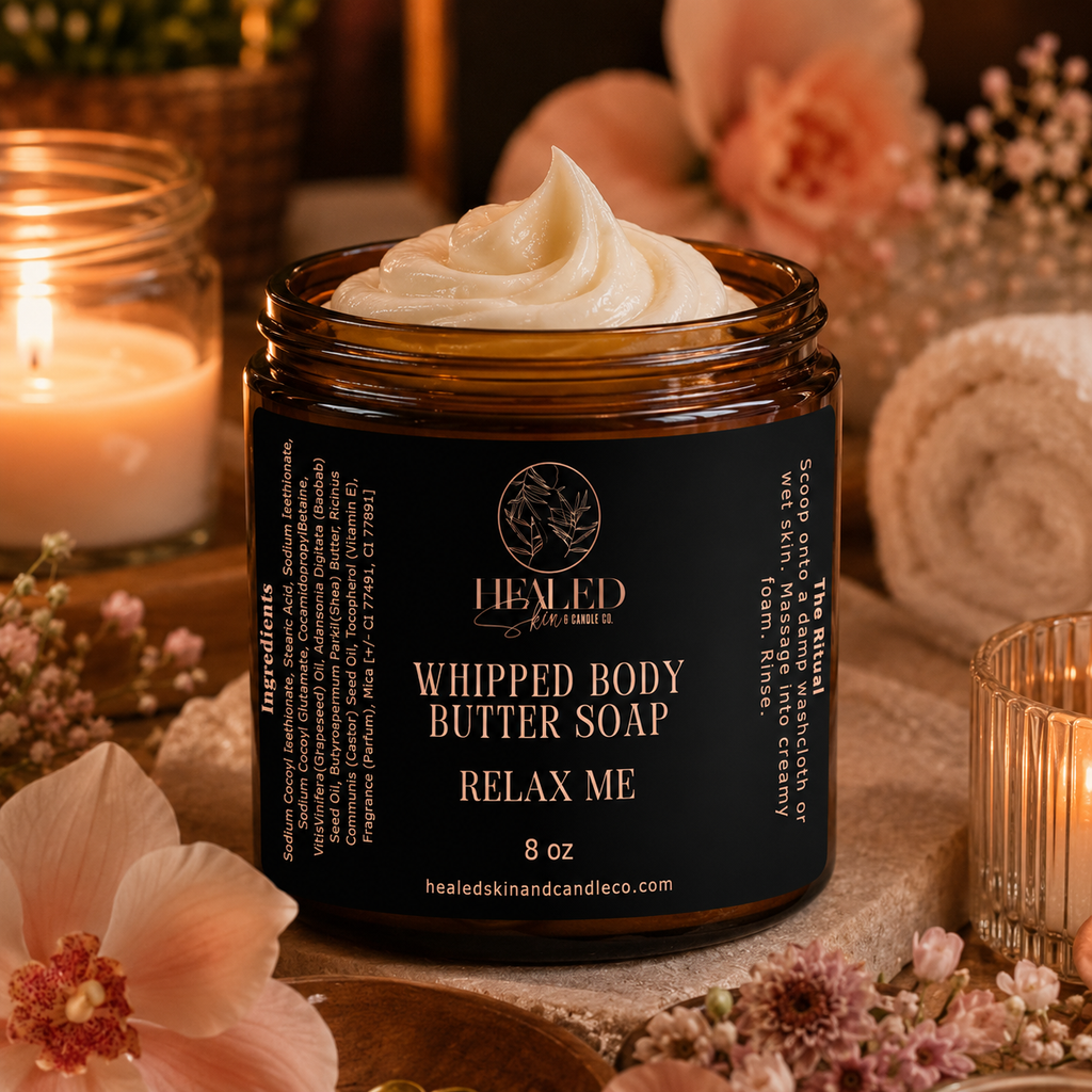 Relax Me Whipped body Butter Soap