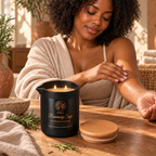 Rosemary Sage Massage Candle - Eucalyptus • Pine • Rosemary • Green Floral • Sage • Cedar