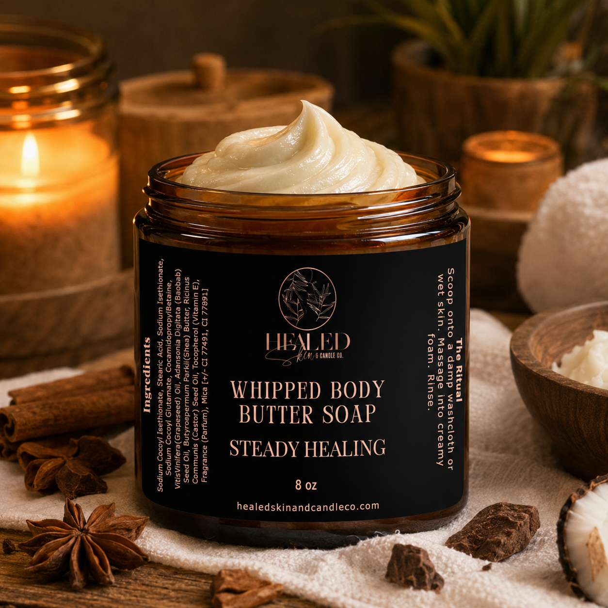 Steady Healing Whipped Body Butter Soap