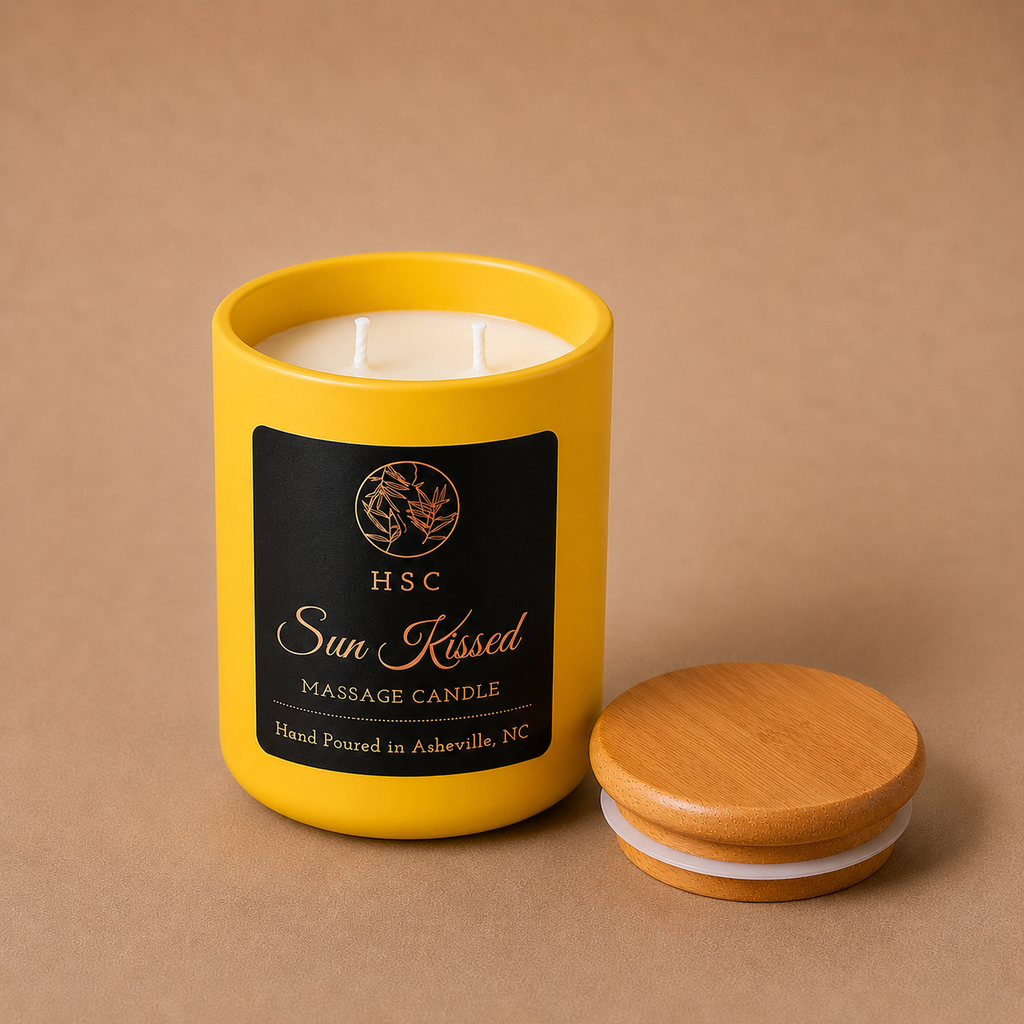 Sun Kissed Luxury Candle - Citrus & Amber Luxury Lotion Candle