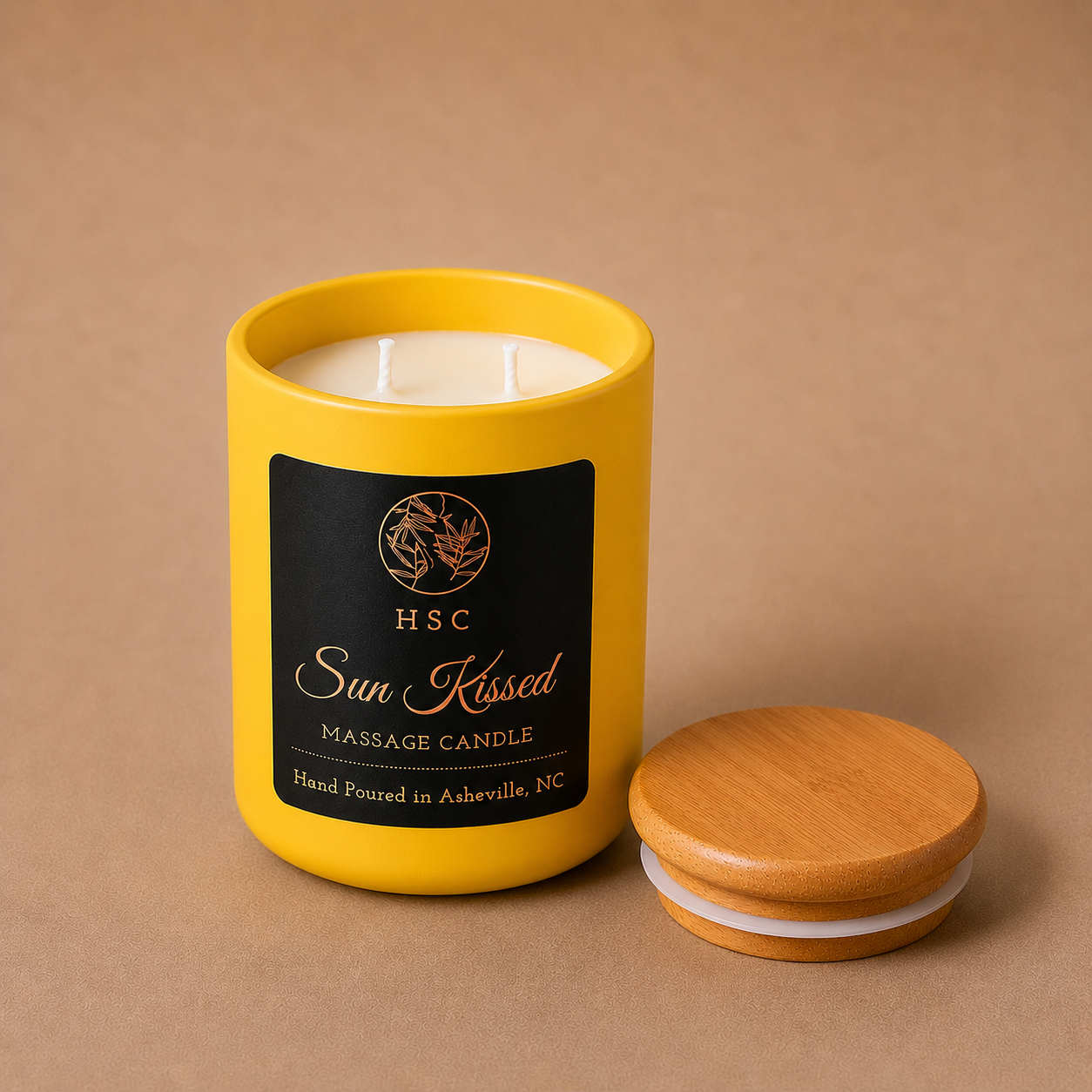 Sun Kissed Luxury Candle - Citrus & Amber Luxury Lotion Candle