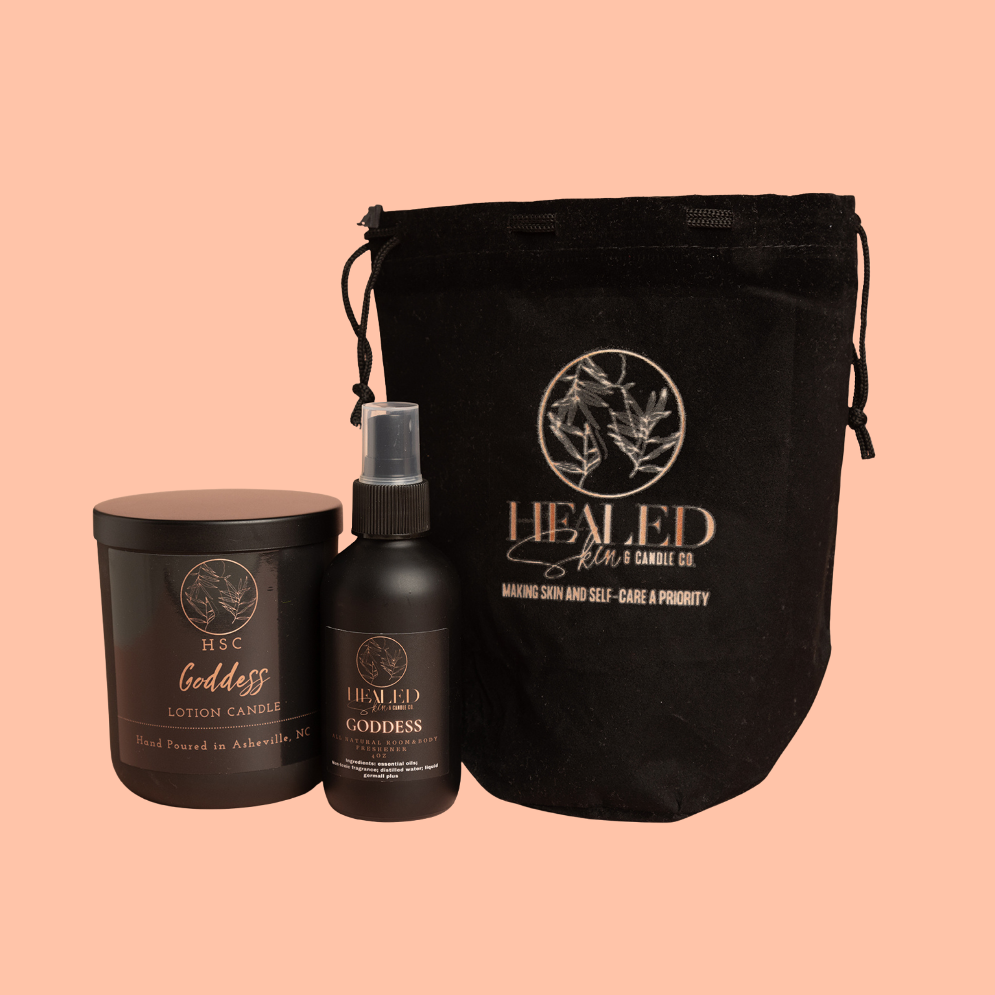 Lotion Candle and Spray Set