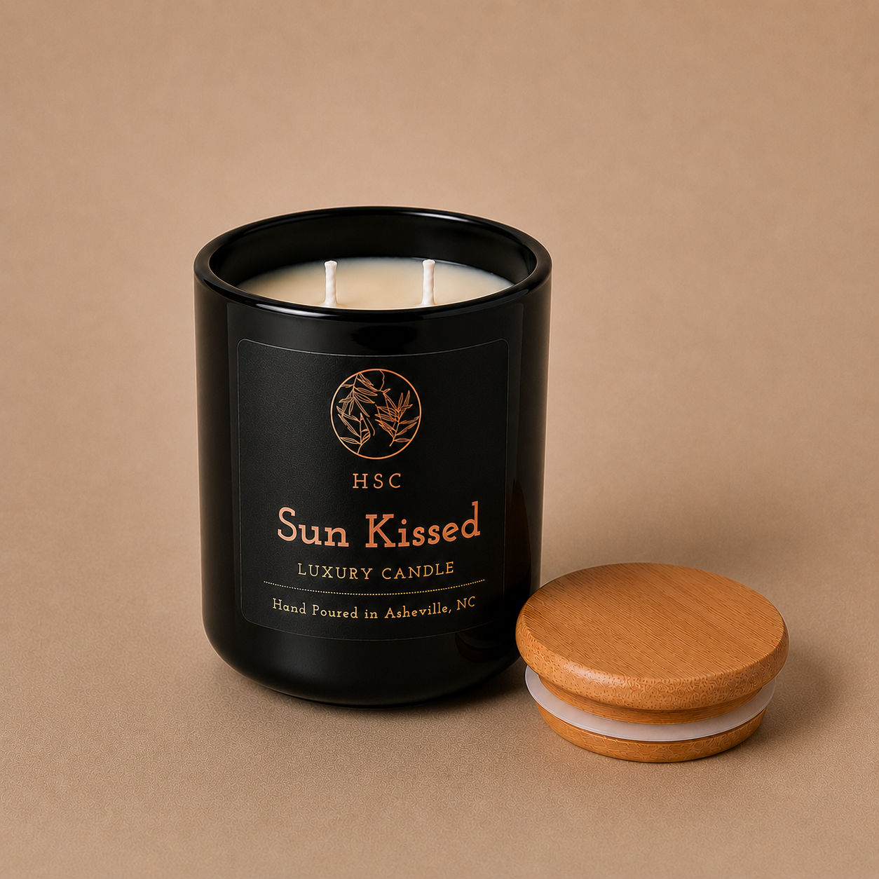 Sun Kissed Luxury Candle - Citrus & Amber Luxury Lotion Candle